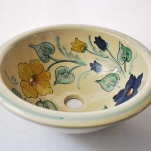 Lavabo de cerámica artesanal