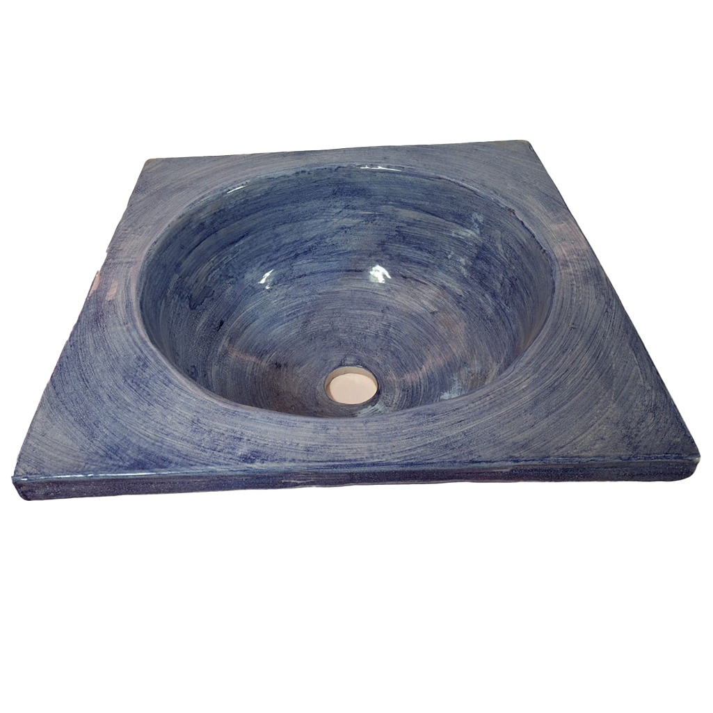 Lavabo Cuadrado Azul 1 3